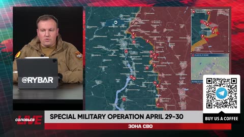 ❗️🇷🇺🇺🇦🎞 RYBAR HIGHLIGHTS OF THE RUSSIAN MILITARY OPERATION IN UKRAINE ON April 29-30, 2024