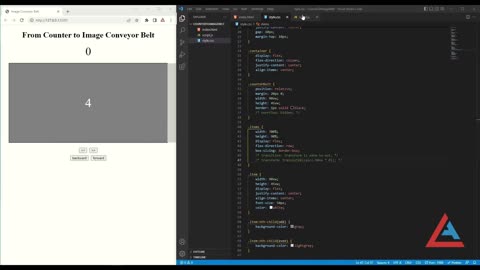 From Counter to Image Conveyor Belt / part03 / in HTML CSS and JavaScript