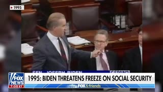 Biden Threatens Freeze On Social Security In 1995