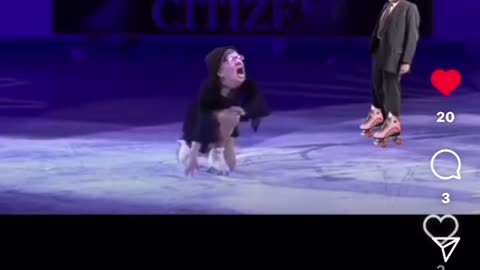 Cry screamer figure skater blows up the internet