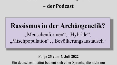 Realistisch Gedacht 26: Rassismus in der Archäogenetik?