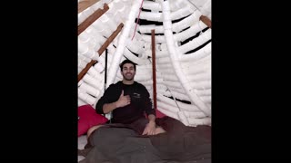 Building an Igloo out of Toilet Paper!