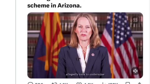 11 Republicans have just been indicted for declaring Trump won Arizona in 2020.