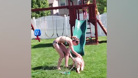 Funny Babies Playing Slide Fails - Cute Baby Videos