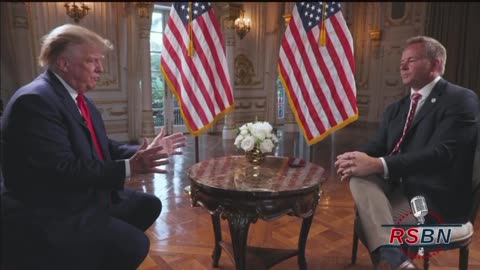 President Donald J Trump RSBN interview - Law and Order