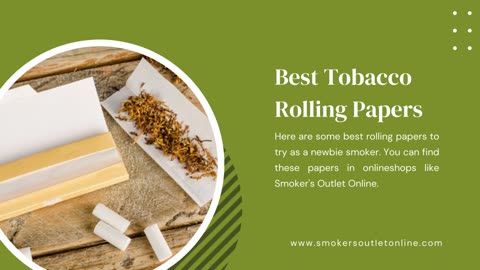 A Guide to Buying Tobacco Rolling Paper