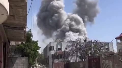 Israeli warplanes targeted a house in the al-Sabra neighborhood in Gaza