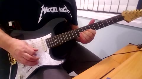Hard Rock guitar solo in B minor