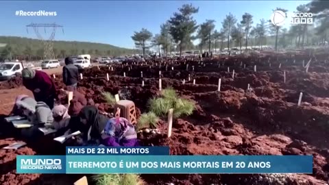 Número de mortos em terremoto em Síria e Turquia passa de 22 mil