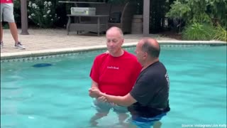 "God Is Real": Former Bills Quarterback Baptized, Wears Proudly Pro-Christian Shirt