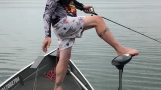 Fisherman's Phone Improbably Tumbles Into the Drink