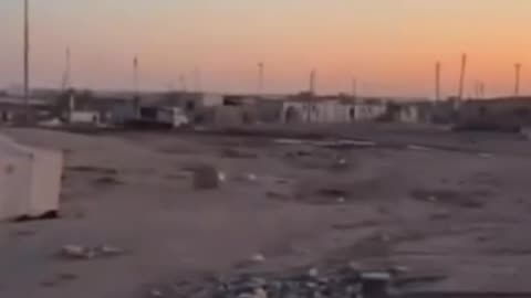 IOF is Blowing up a displacement camp near to Rafah