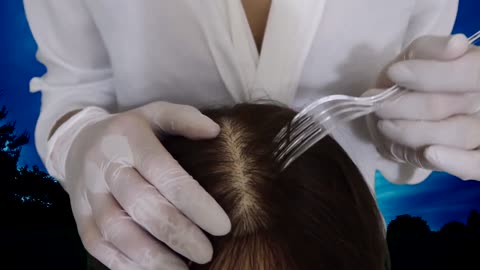 ASMR Brain Melting Scalp Scratching Sounds with no talking