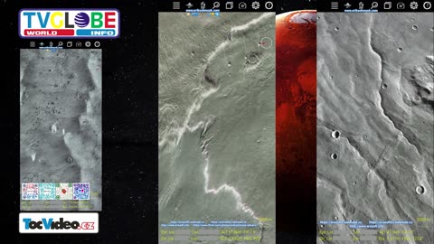 MARS 03 - Satellite images from Google Earth and Real Mars 3D by Erik Schmuck, DiS.