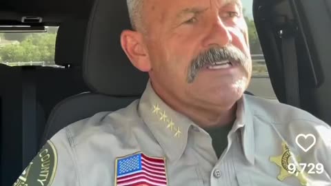 California sheriff says he’s changing teams: He's politically moving away from crazy supposedly...