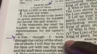 chosen ones daily scripture psalm 23_4 God i will fear no evil, for you are with me!