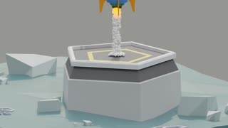 Rocket in Blender