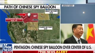 China Spy Balloon now over Kansas