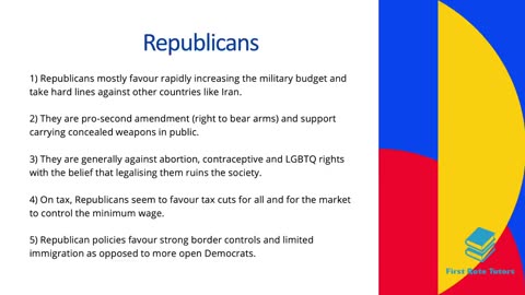 Democrats vs Republicans || US Politics