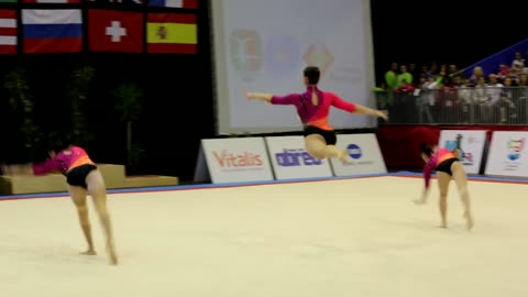 FIG Acro World Cup 2013 Maia - POR W3 Sen Balance - Leonor, Barbara and Daniela