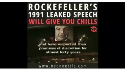 Rockefeller’s 1991 speech