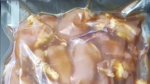 First time using a vacuum sealer. Teriyaki chicken