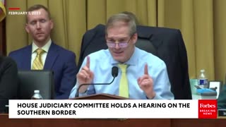 Jim Jordan These 'Day One' Decisions From Biden Caused Border Migrant Surge