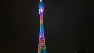 Real China - Does the USA have anything like this? Canton Tower - Guangzhou, China - #shorts