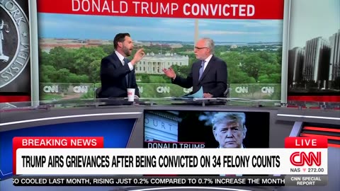 JD Vance Calmly Explains 'Sham' Prosecution Of Donald Trump As Wolf Blitzer Stammers