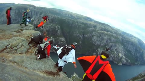 Wingsuit Proximity Flying BASE Jumping Compilation