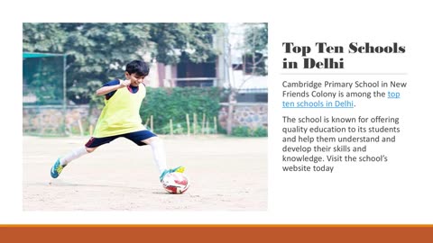 Top Ten Schools in Delhi