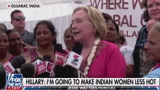 Hillary: I’m going to make Indian women less hot 😂