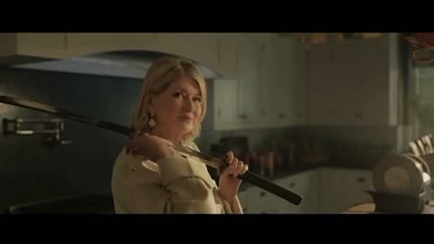 Pfizer Releases New Thriller Themed Omicron Booster Spot feat. Martha Stewart Sharpening a Sword 😳