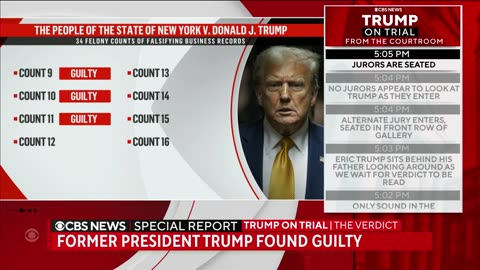 Trump found guilty on all charges in hush money trial