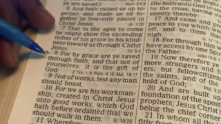 chosen ones daily scripture ephesians 2 8-9 by Gods grace are ye saved through faith!