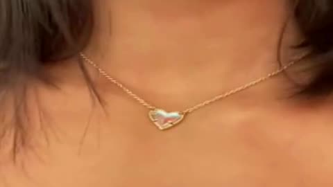 Kendra Scott Ari Heart Adjustable Length Pendant Necklace for Women✨❤️