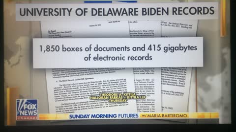 1850 Classified Boxes Found at Bidens. 2 Truck Loads