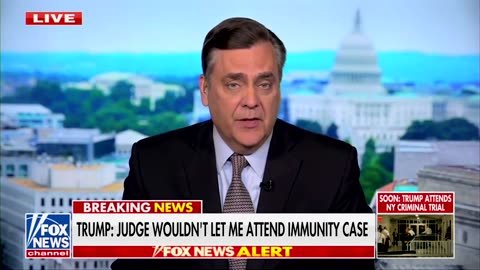 Jonathan Turley Says Alvin Bragg Is Making Trump's Immunity Case 'For Him'