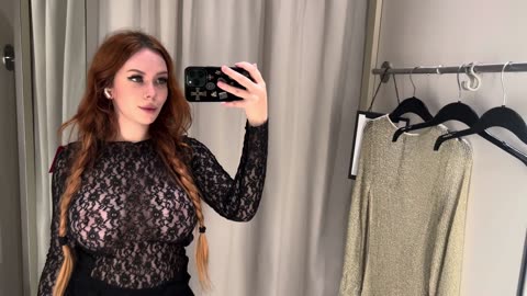 Transparent Try on Haul See-Through Shirt