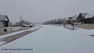 Storm warning and deadly road conditions in Arkansas