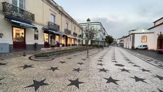 Walk City Center and Sunset - Ponta Delgada Azores Portugal - 28.01.2023