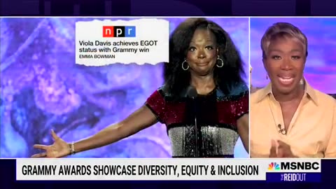 Joy Reid says the Grammys “was a celebration of the very thing the American Right has turned into its latest anti-wokeness bogeyman: Diversity, equity, & inclusion…”