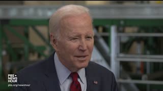 Biden is asked about Republicans saying that investigating his family is a priority