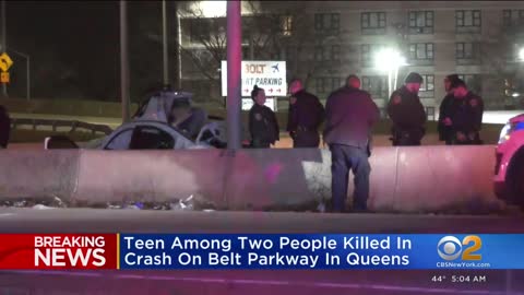 2 killed in crash on Belt Parkway