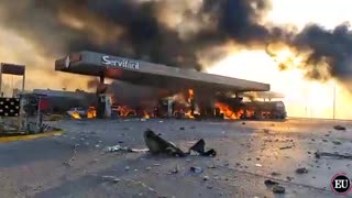 impresionante explosión en gasolinera deja 2 muertos