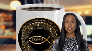 Ichthus Crypto Mug, the perfect addition to your morning routine for any cryptocurrency enthusiast.