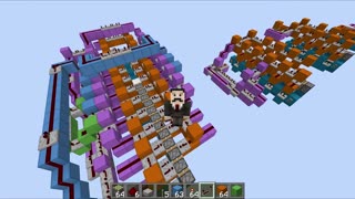 MINECRAFT CHALLENGE: Making GIANT Piston Extenders!!