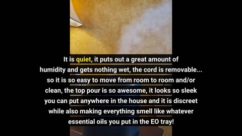 Top Fill #Humidifier with Essential Oil Diffuser 4L-Overview