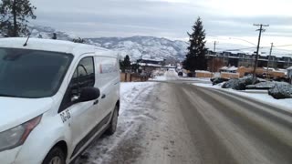 A Cold And Cloudy Day In West Kelowna BC February 2 2023