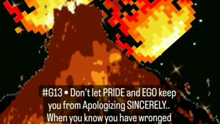 DON'T LET PRIDE AND EGO KEEP YOU FROM BEING SINCERE